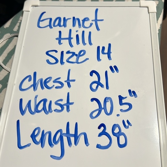 Garnet Hill NWOT Marina Crepe Dress Size 14 - Picture 7 of 12